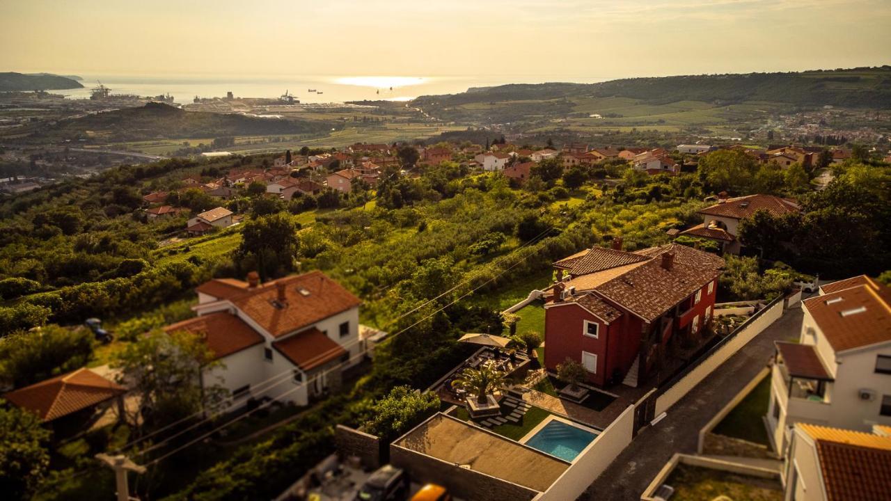 Villa Sunset Pool & Spa Apartments Zgornje Skofije Екстер'єр фото