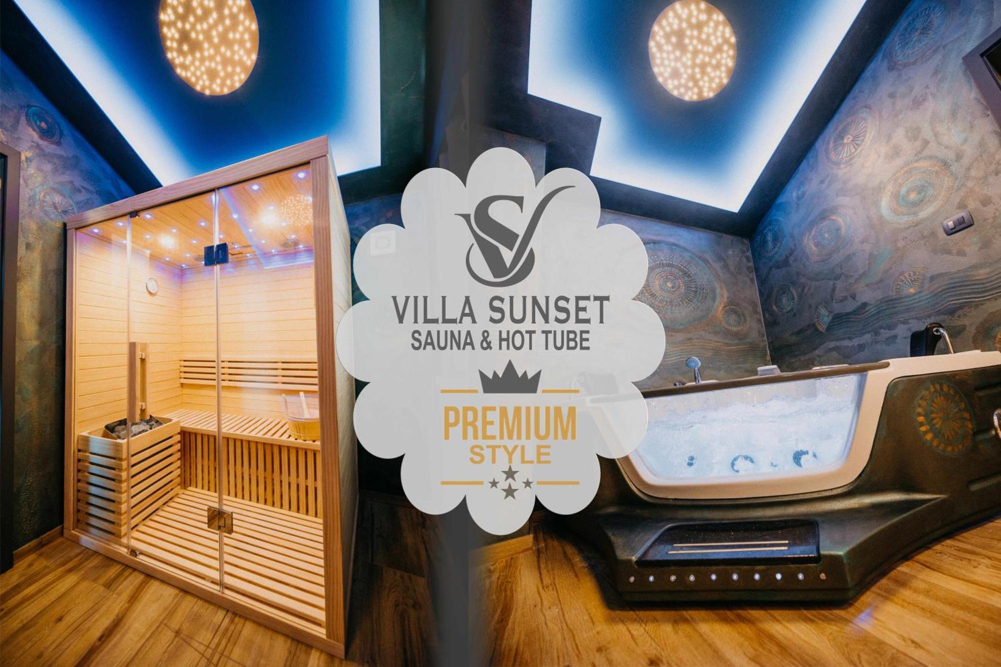 Villa Sunset Pool & Spa Apartments Zgornje Skofije Екстер'єр фото